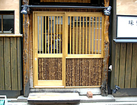 店舗入口引戸